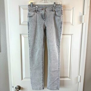 Brunello Cucinelli Light Gray Women's Skinny Leg Jeans